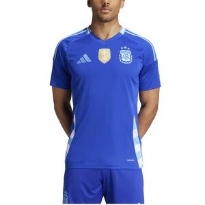 Adidas Men's Blue Argentina 2024 Away Authentic Soccer Jersey